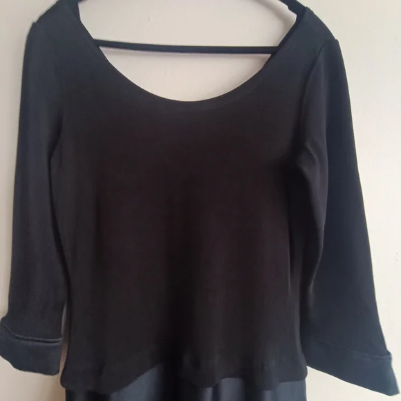 Vintage Holt Renfrew Black Evening Gown - Size 12 Modern 8-10 - Picture 3 of 13